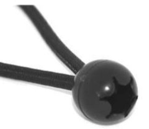 Spanner mit Kugel, 6 mm Ø, 25 cm lang, schwarz